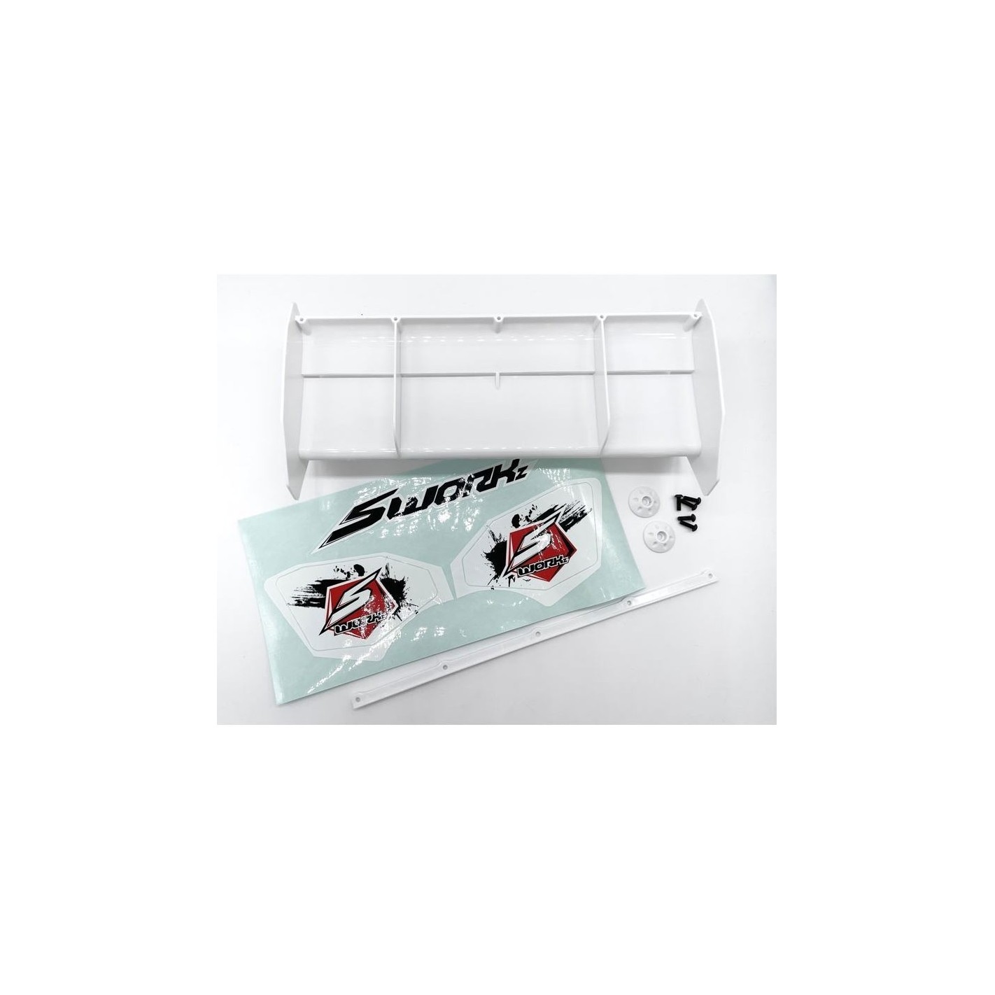 Ricambi SWORKz 1 8 Off Road Formula 2 0 Race Wing White WH