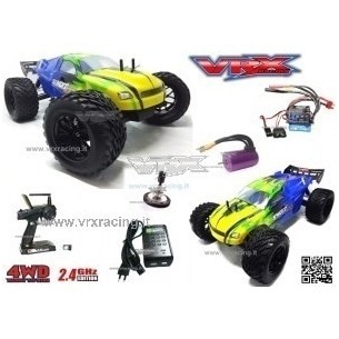 Truggy XXX Sword off road 1/10 motore elettrico Brushless Radio 2.4ghz RTR  4WD con telaio in metallo VRX