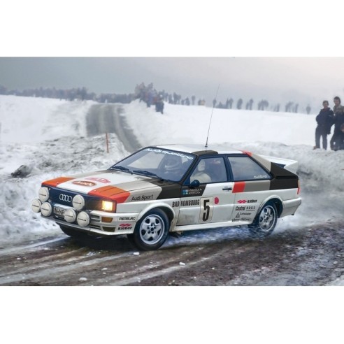 Italeri AUDI QUATTRO RALLY (Kit di Montaggio)3642 - Scala 1 : 24