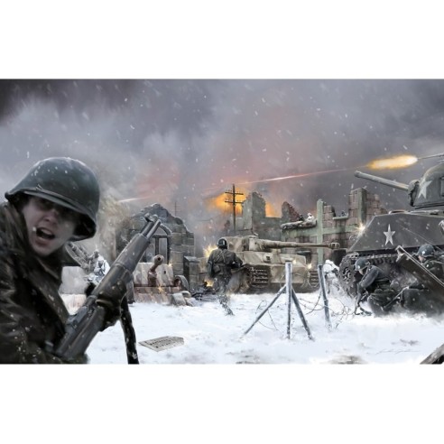 Italeri BASTOGNE December 1944 - BATTLE SET (Kit di Montaggio)6113 - Scala 1 : 72