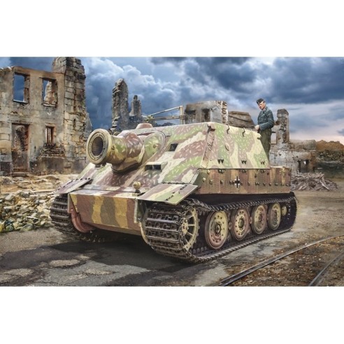 Italeri 38 cm RW 61 auf STURMMORSER TIGER (Kit di Montaggio)6573 - Scala 1 : 35 72