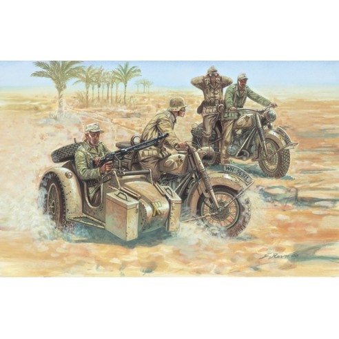 Italeri GERMAN MOTORCYCLES (Kit di Montaggio) -6121 - Scala 1 : 72