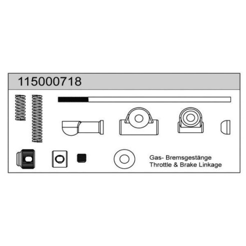 Ricambi Ansmann X8 Kit reverismi motore freno