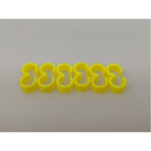 Tubo miscela silicone giallo diametro 2,5x5,5 x1000