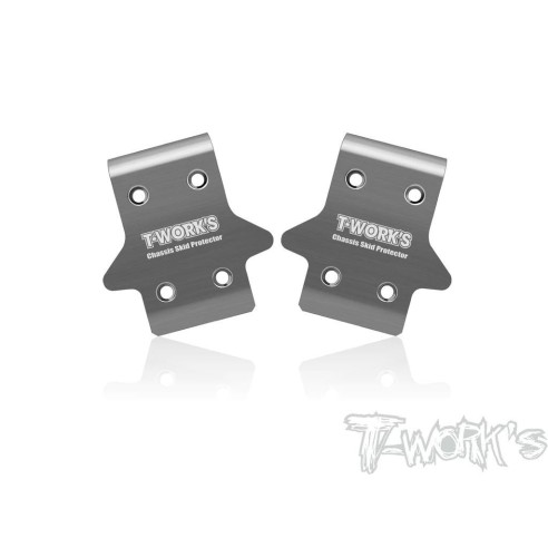 T-WORK'S-SKID PLATE ANTERIORE ACCIAO  MBX8 -MBX8R (Pezzi 2 ) TW-TO235