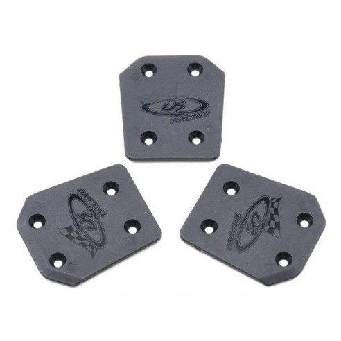 DE Racing XD Rear Skid Plates Team Associated RC8B3.2 | RC8B3.1 | RC8B3 (3pcs)