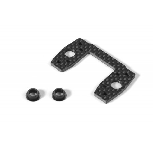 Ricambi Xray XB8 354057 Graphite Center Diff Mounting Plate