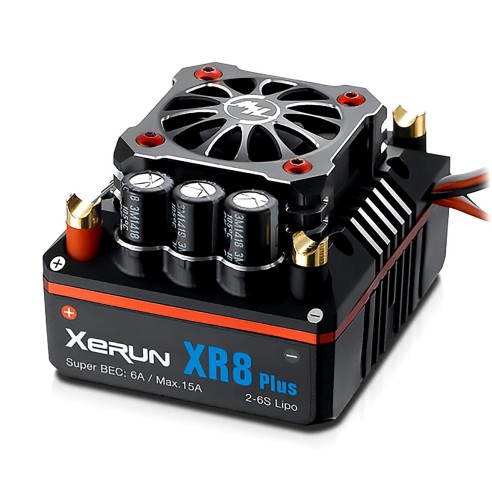 Hobbywing Xerun XR8 Plus Brushless ESC 150A, 2-6s LiPo, BEC 6A