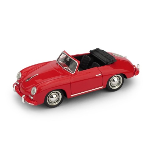 Brumm R117-03 PORSCHE 356 CABRIOLET 1952 ROSSO Scala: 1:43 non apribile non sterzanti