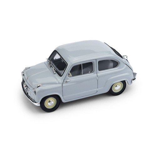 Brumm R247-03 FIAT 600 1a SERIE 1955 GRIGIO PERLA Scala: 1:43  non apribile non sterzante