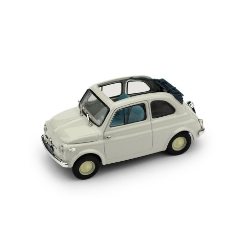 Brumm R340-01 FIAT NUOVA 500 ECONOM.AP. 1957 GRIGIO C. Scala: 1:43  non apribile non sterzante