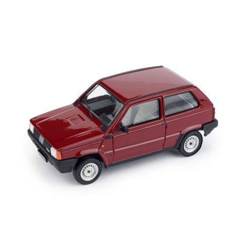 Brumm R611-01 FIAT PANDA 750L 1986 ROSSO GARANZA Scala: 1:43 non apribile non sterzante