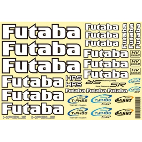 Decals Futaba per Automodelli