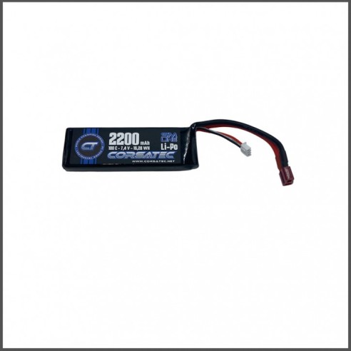 Corsatec line 2200 7,4v 100C LC 2s Lipo16,28WH CT10205