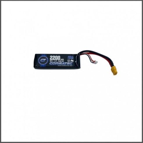 Corsatec line 2200mAh 100C 7,4V2s Lipo HV XT60 CT10204